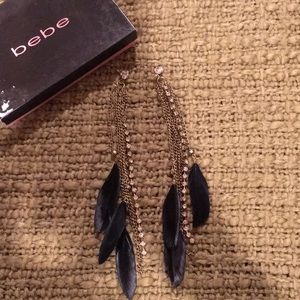 Dangling Feather Earrings